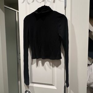 Reformation turtleneck long sleeve size small black